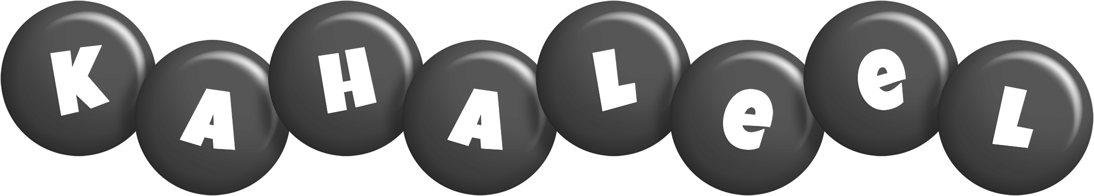 Kahaleel candy-black logo