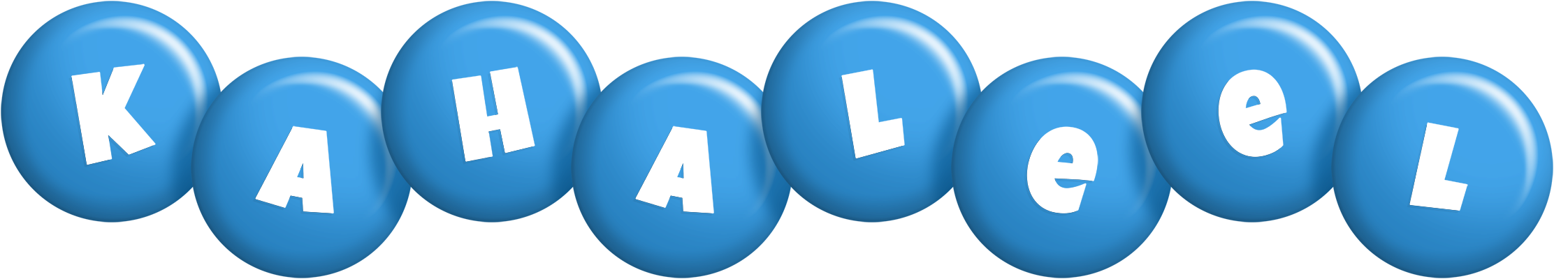 Kahaleel candy-blue logo