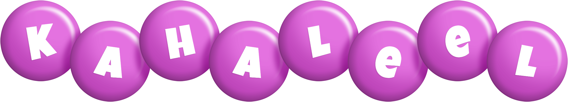 Kahaleel candy-purple logo