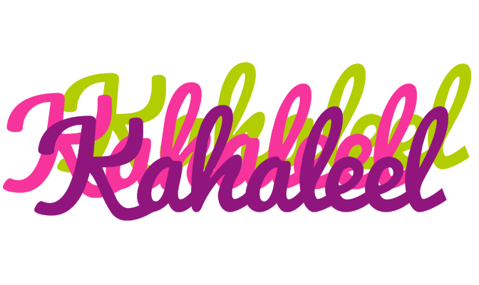 Kahaleel flowers logo