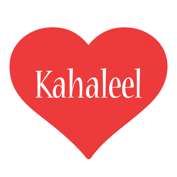 Kahaleel love logo