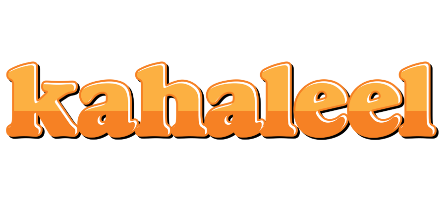 Kahaleel orange logo