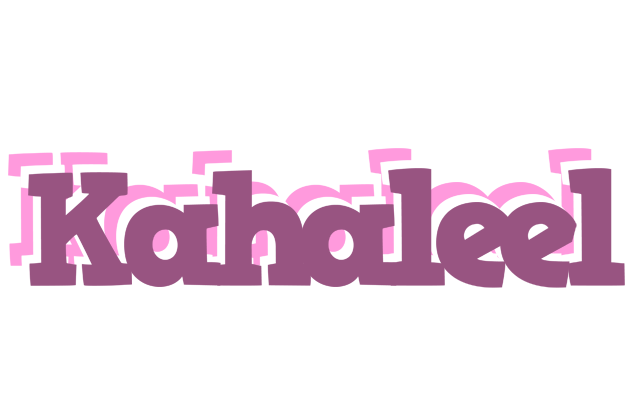 Kahaleel relaxing logo
