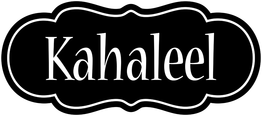 Kahaleel welcome logo