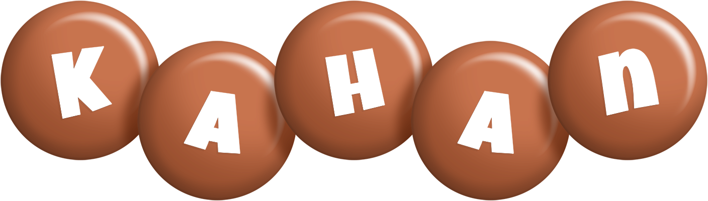 Kahan candy-brown logo