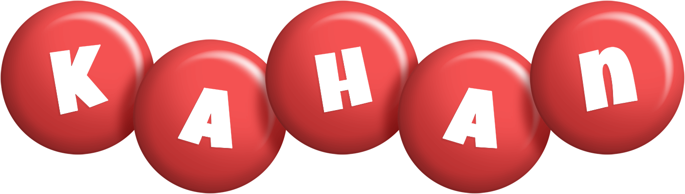Kahan candy-red logo