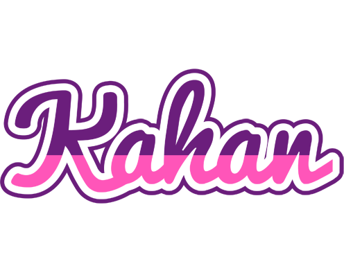 Kahan cheerful logo
