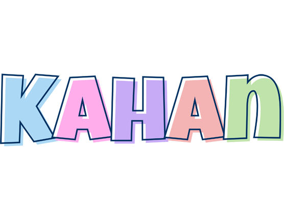 Kahan pastel logo