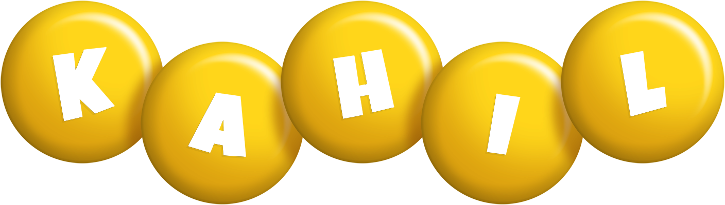 Kahil candy-yellow logo