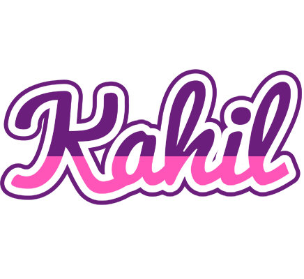 Kahil cheerful logo