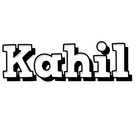 Kahil snowing logo