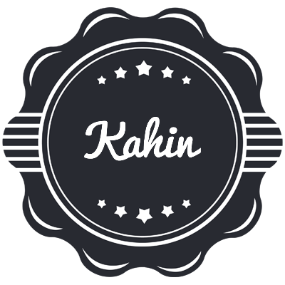 Kahin badge logo