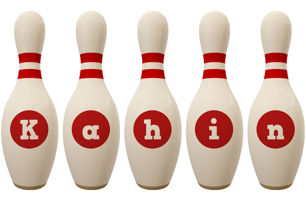 Kahin bowling-pin logo