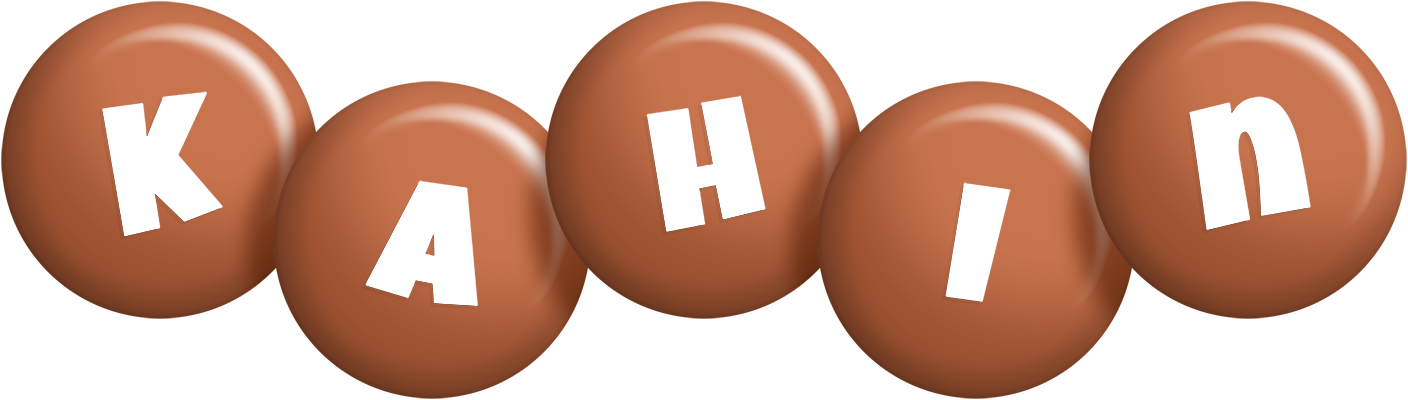 Kahin candy-brown logo