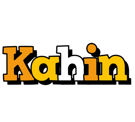 Kahin cartoon logo