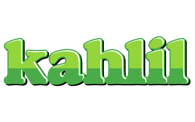 Kahlil apple logo