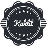 Kahlil badge logo