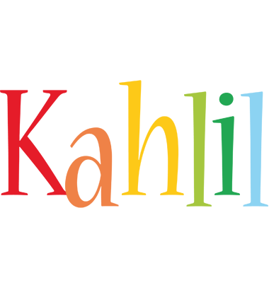 Kahlil birthday logo