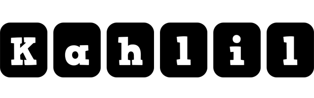 Kahlil box logo