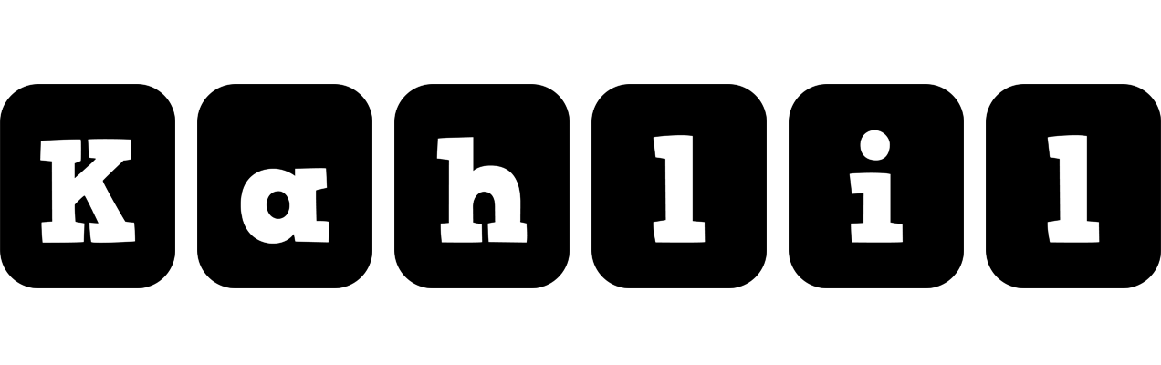 Kahlil box logo