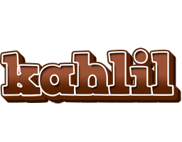 Kahlil brownie logo