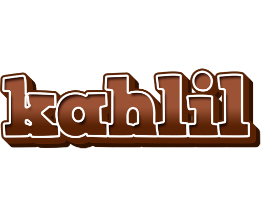 Kahlil brownie logo