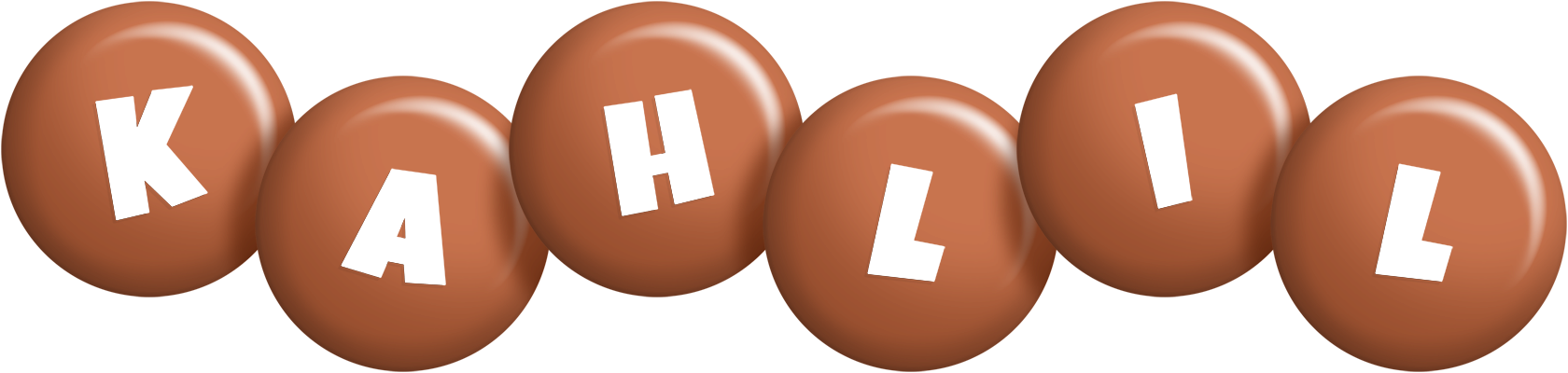Kahlil candy-brown logo