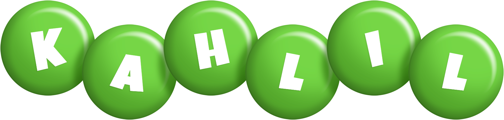 Kahlil candy-green logo
