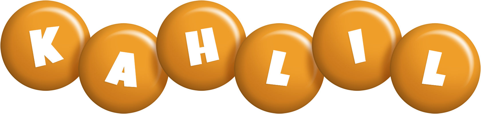 Kahlil candy-orange logo