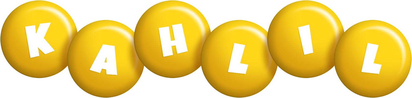 Kahlil candy-yellow logo