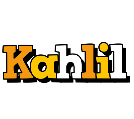 Kahlil cartoon logo