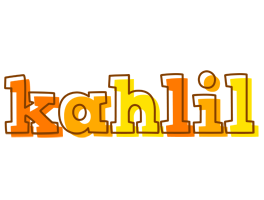 Kahlil desert logo