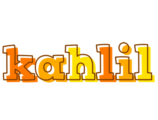 Kahlil desert logo