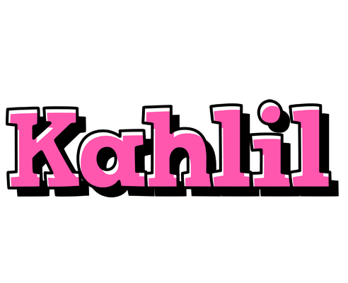 Kahlil girlish logo
