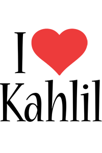 Kahlil i-love logo