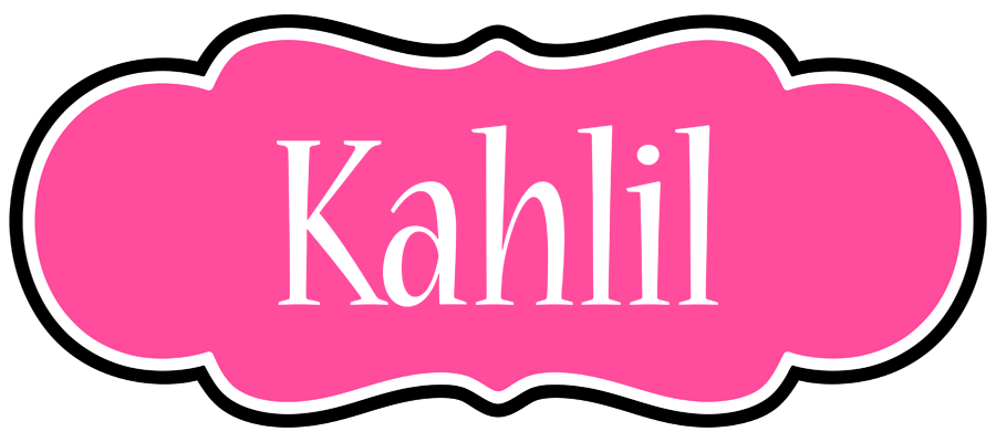 Kahlil invitation logo