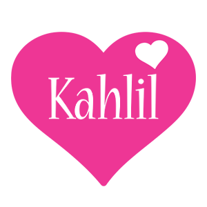 Kahlil love-heart logo