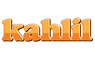 Kahlil orange logo