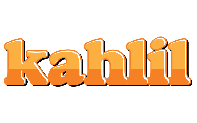 Kahlil orange logo