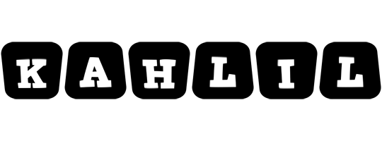 Kahlil racing logo