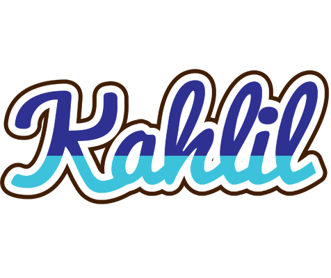 Kahlil raining logo