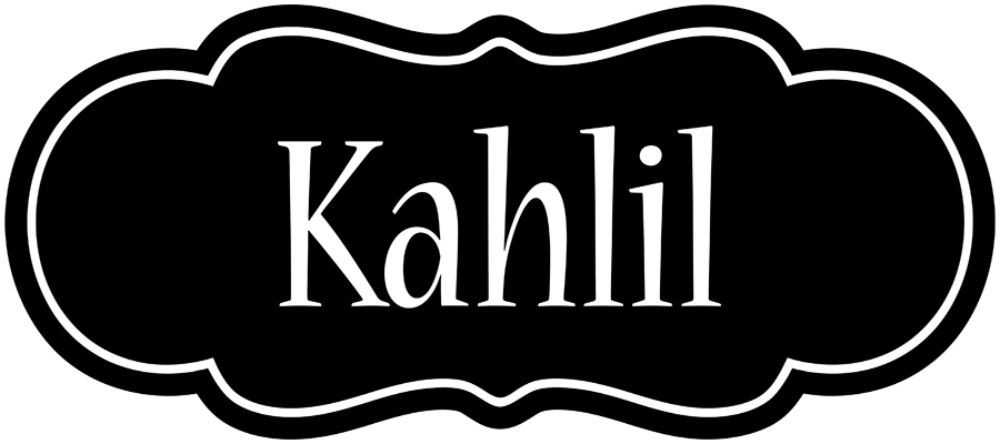 Kahlil welcome logo