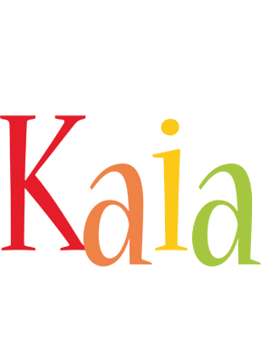 Kaia birthday logo