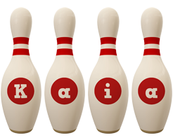 Kaia bowling-pin logo