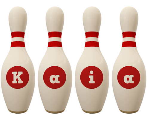 Kaia bowling-pin logo