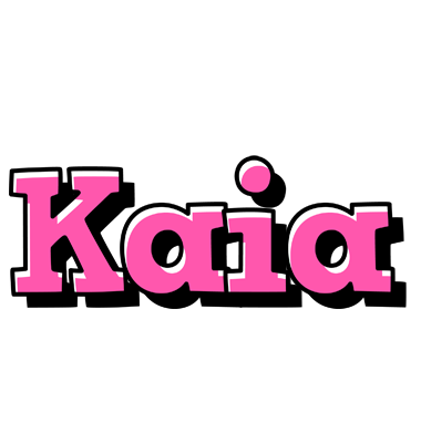 Kaia girlish logo