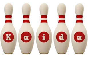 Kaida bowling-pin logo