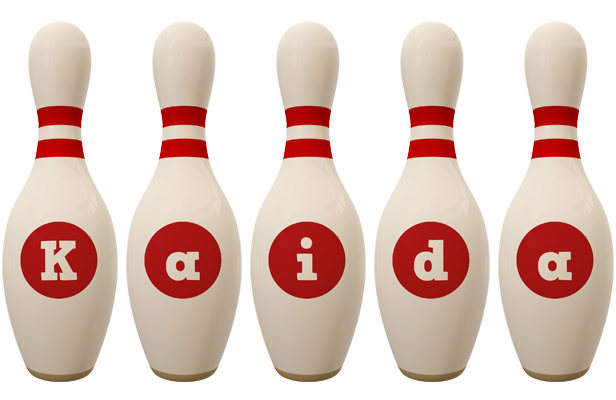 Kaida bowling-pin logo