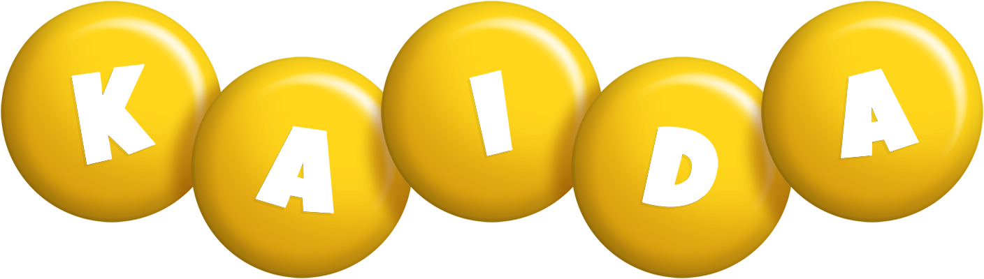 Kaida candy-yellow logo