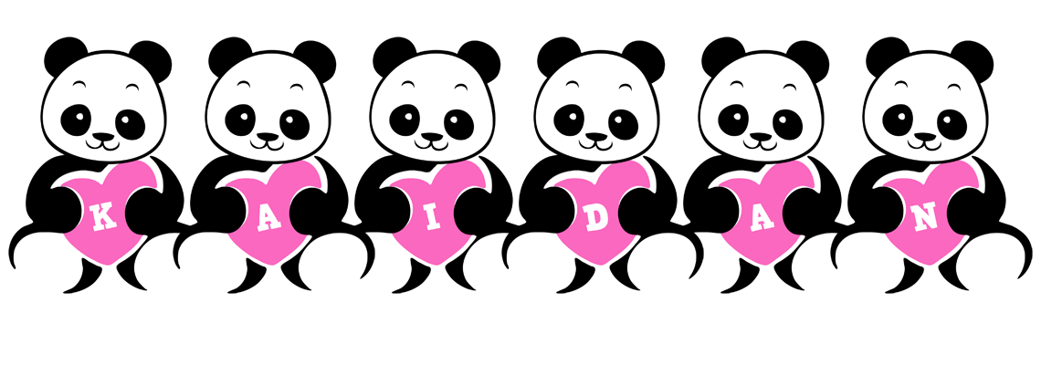 Kaidan love-panda logo